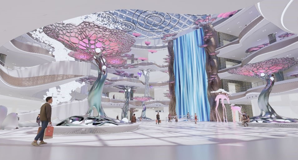 ?？趪H免稅城全球獨家定制 AURA天際秘林助力免稅消費升級